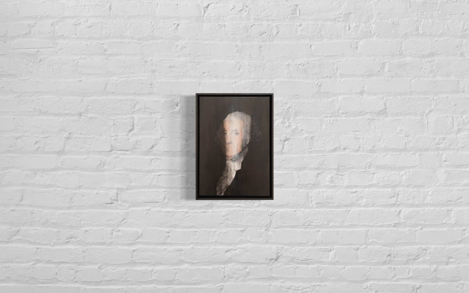 Portrait work UNTITLED (George Washington) contemporary painting art