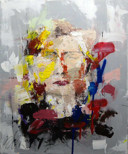 Portrait work UNTITLED (Hillary Clinton) contemporary painting art