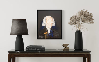 Portrait work UNTITLED (James Madison) contemporary painting art