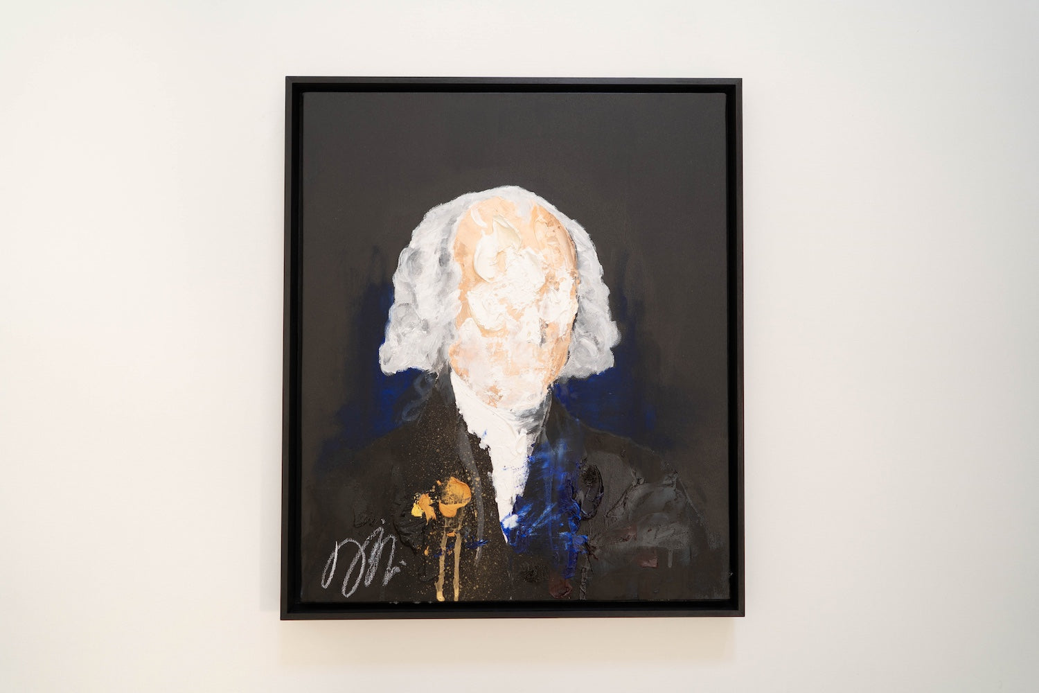 Portrait work UNTITLED (James Madison) contemporary painting art