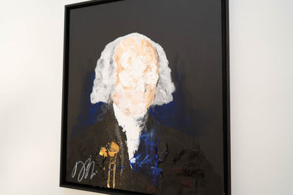 Portrait work UNTITLED (James Madison) contemporary painting art
