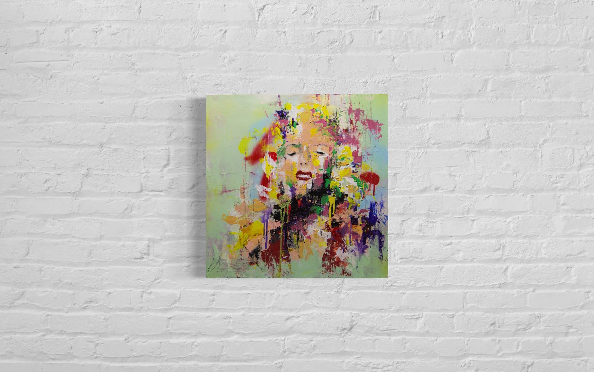 Portrait work UNTITLED (Marilyn Monroe) contemporary painting art