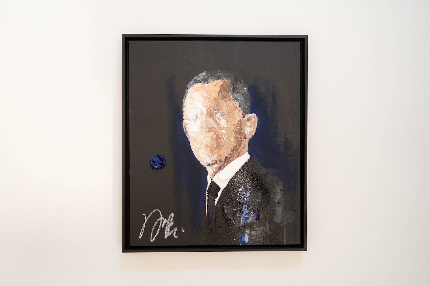 Portrait work UNTITLED (Obama) contemporary painting art