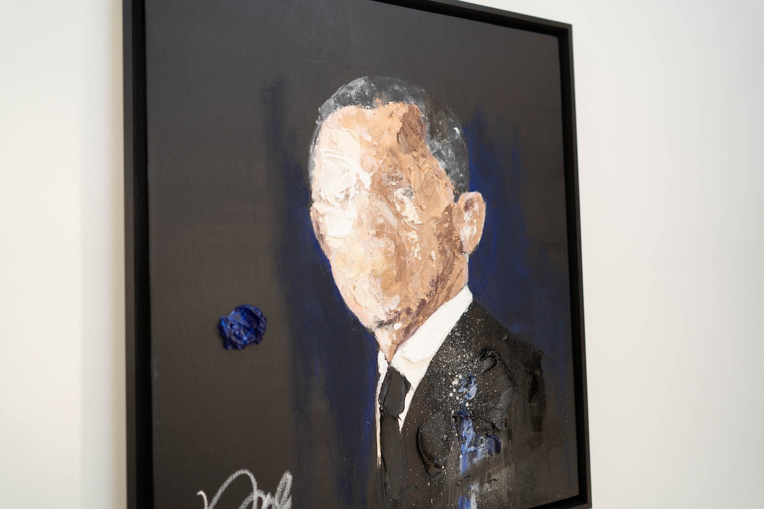 Portrait work UNTITLED (Obama) contemporary painting art