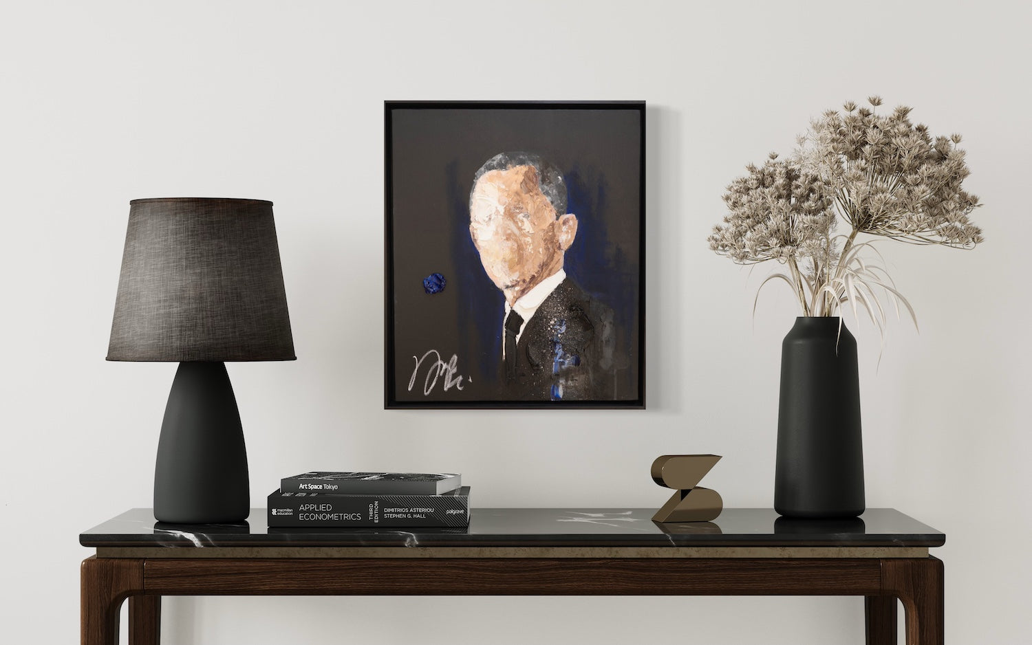Portrait work UNTITLED (Obama) contemporary painting art