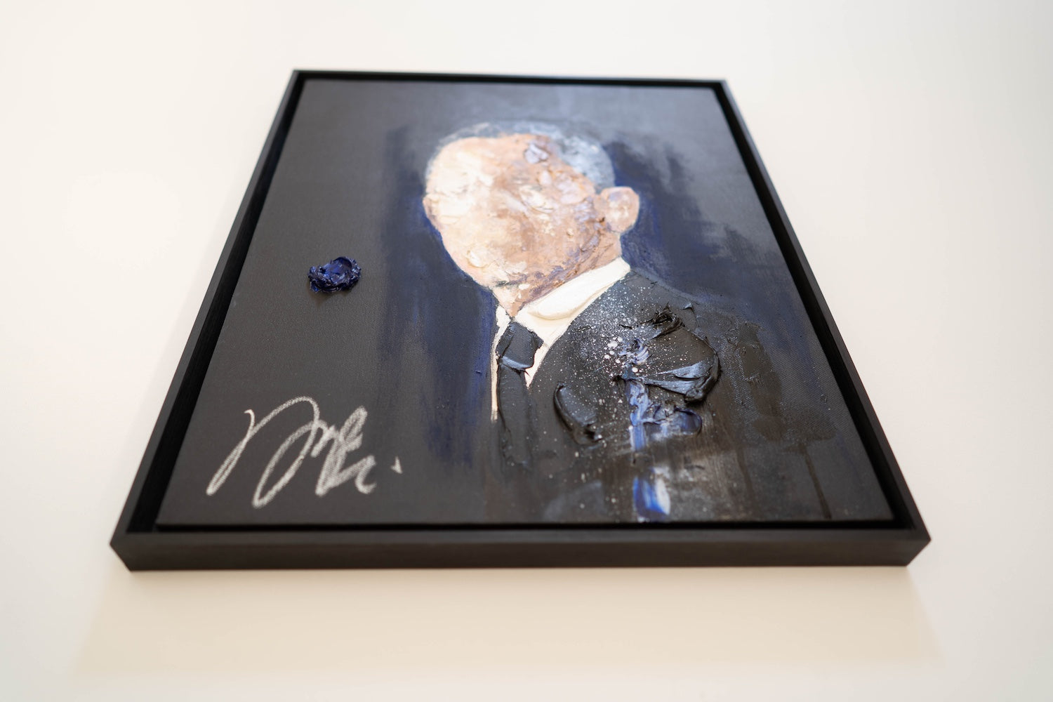 Portrait work UNTITLED (Obama) contemporary painting art