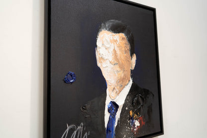 Portrait work UNTITLED (Ronald Wilson Reagan) contemporary painting art