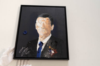 Portrait work UNTITLED (Ronald Wilson Reagan) contemporary painting art