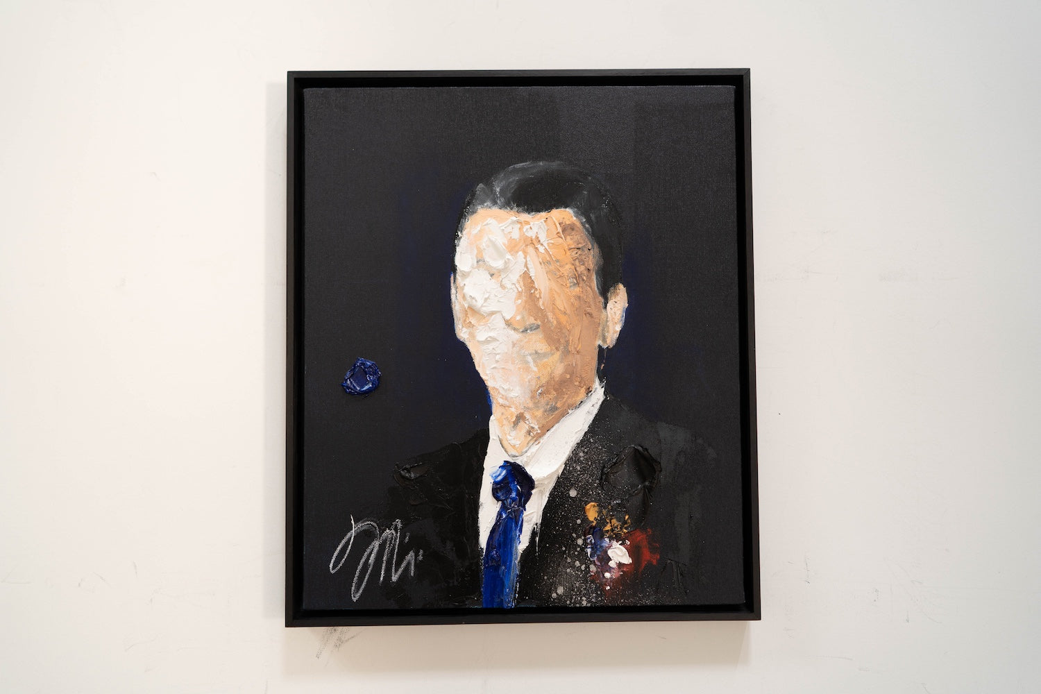 Portrait work UNTITLED (Ronald Wilson Reagan) contemporary painting art