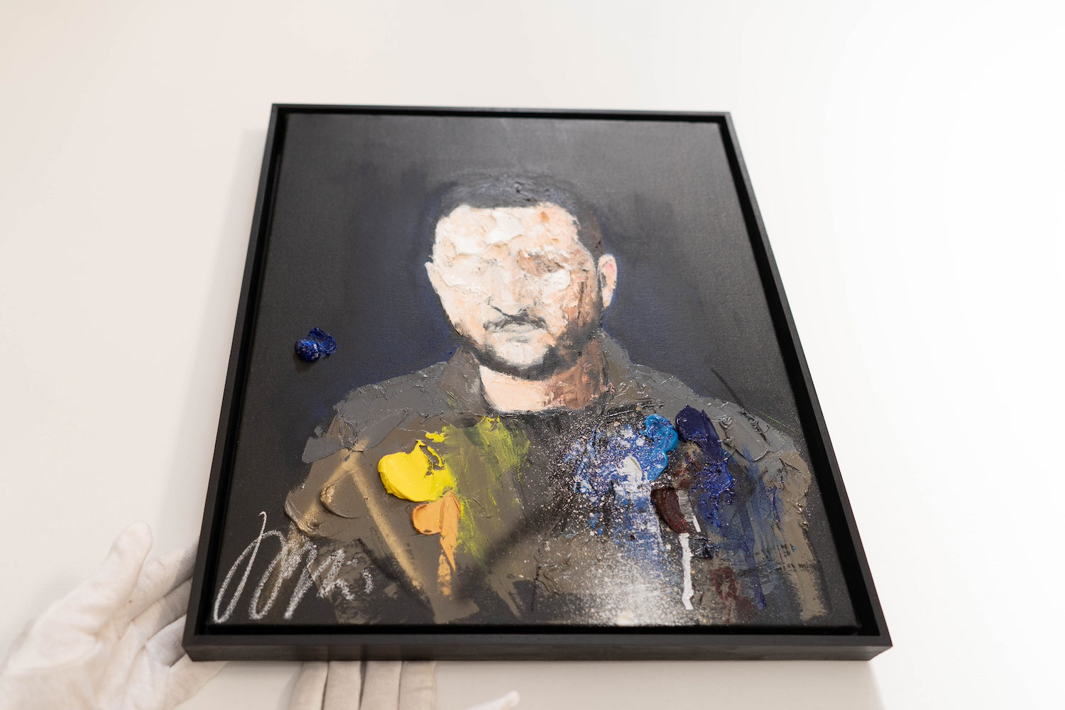 Portrait work UNTITLED (Zelensky) contemporary painting art