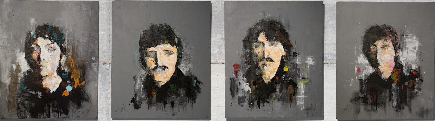 Portrait works untitled (The Beatles) contemporary painting art