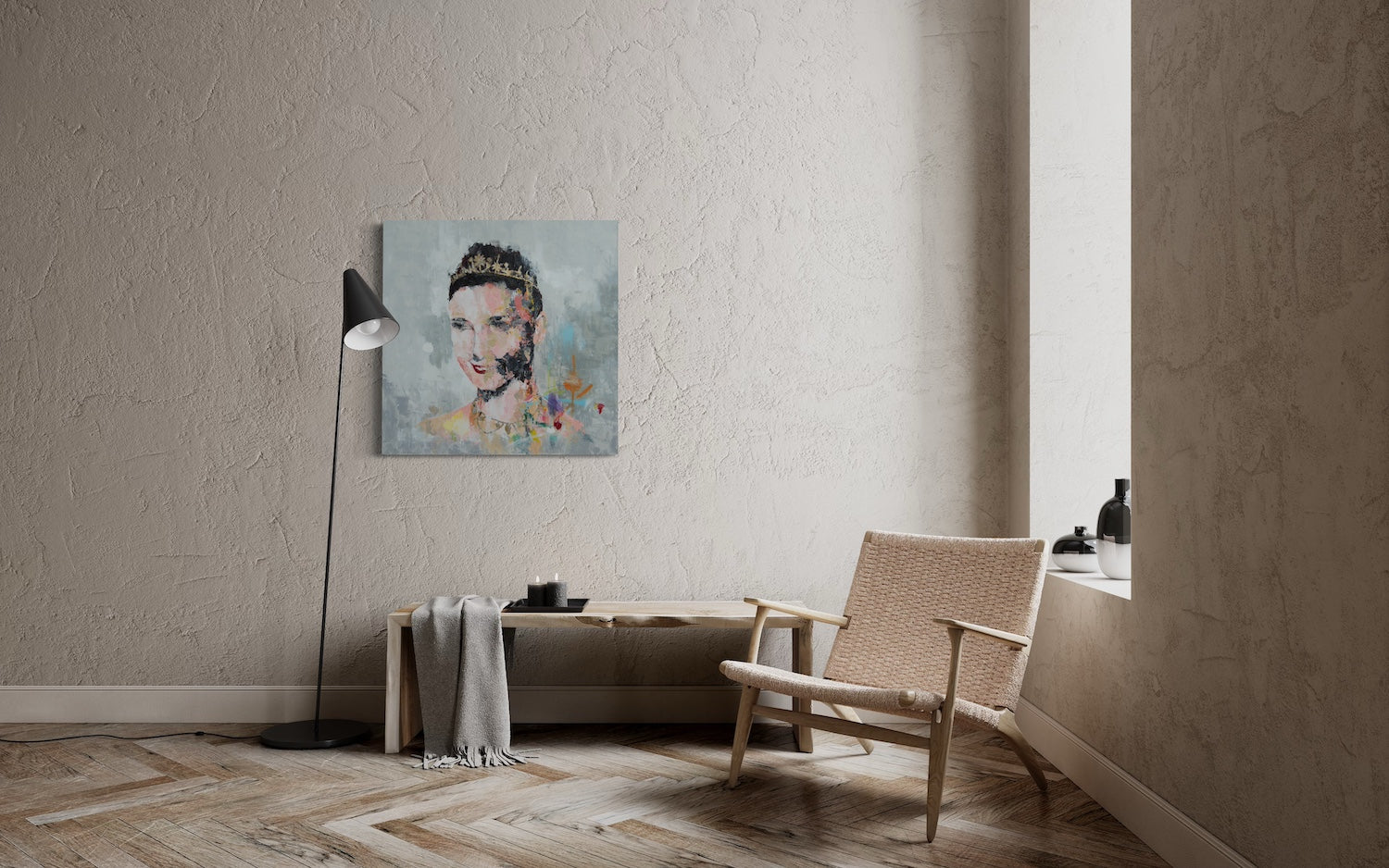 Queen of Beauty contemporary painting art
