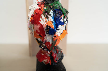 Red contemporary painting art