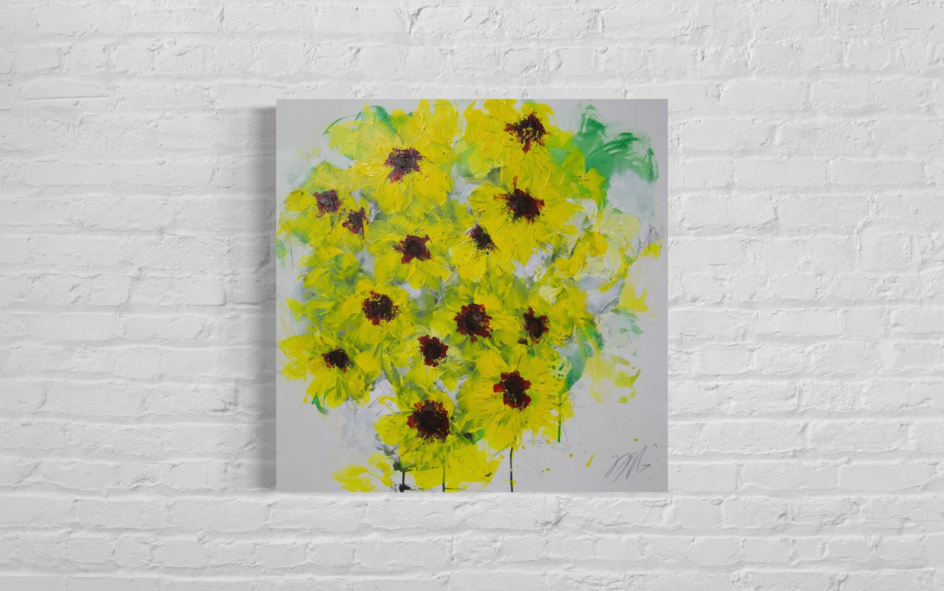 Rudbeckia contemporary painting art