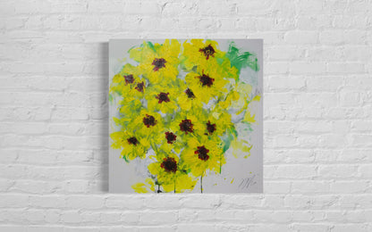 Rudbeckia contemporary painting art