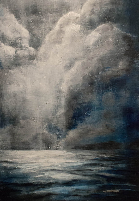 Sea scape contemporary painting art
