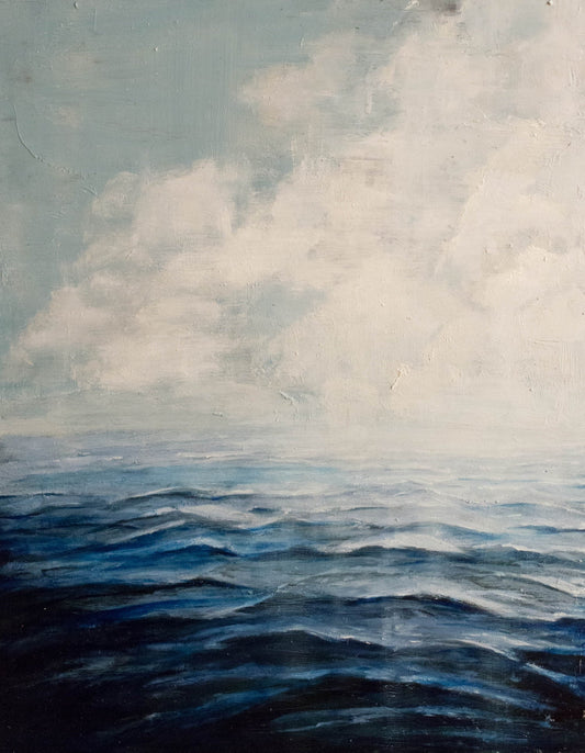 Sea scape contemporary painting art