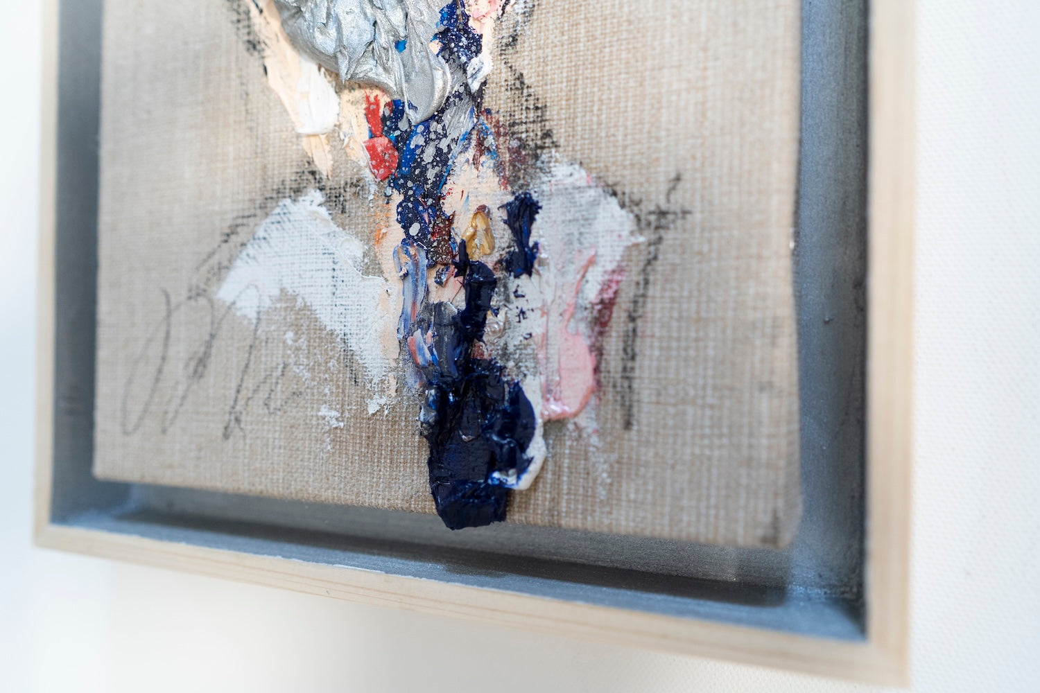 Silver Portrait work contemporary painting art