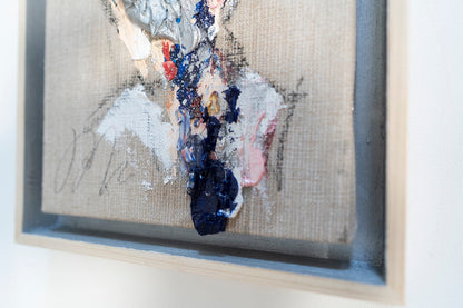 Silver Portrait work contemporary painting art