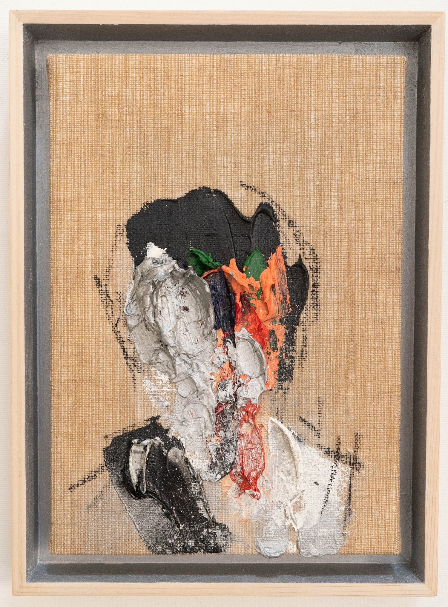 Silver Portrait work contemporary painting art