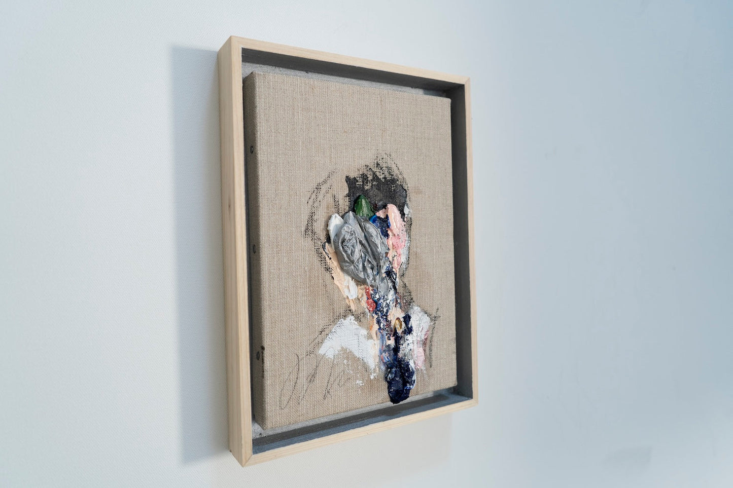 Silver Portrait work contemporary painting art