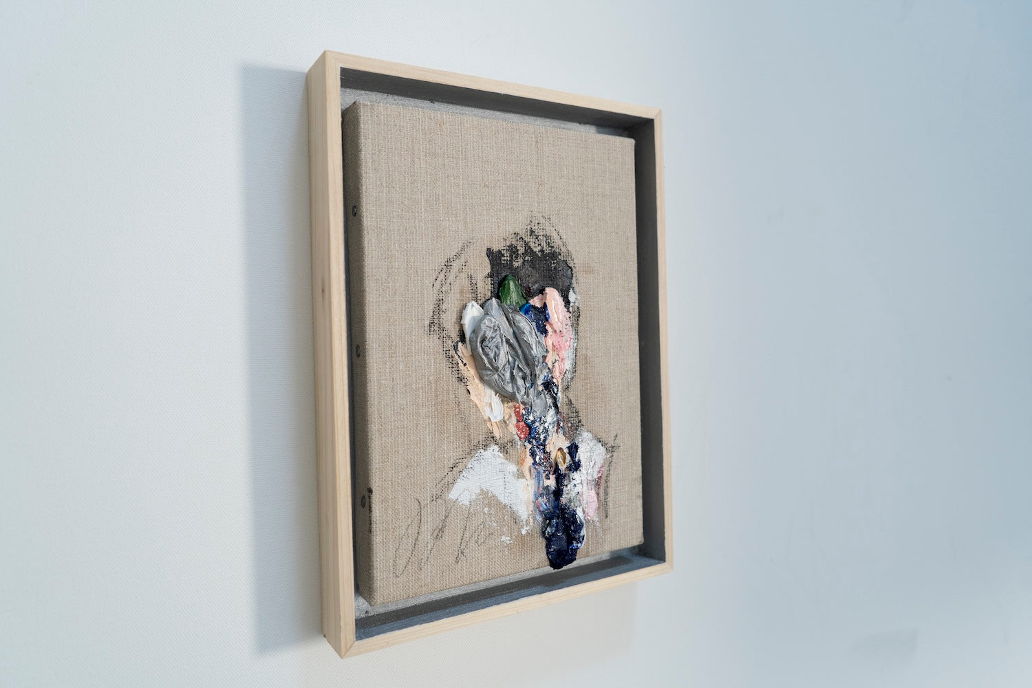 Silver Portrait work contemporary painting art