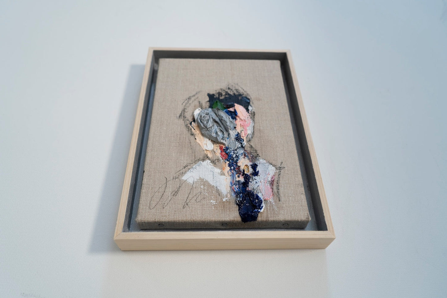 Silver Portrait work contemporary painting art