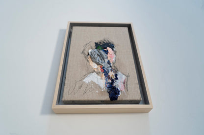 Silver Portrait work contemporary painting art