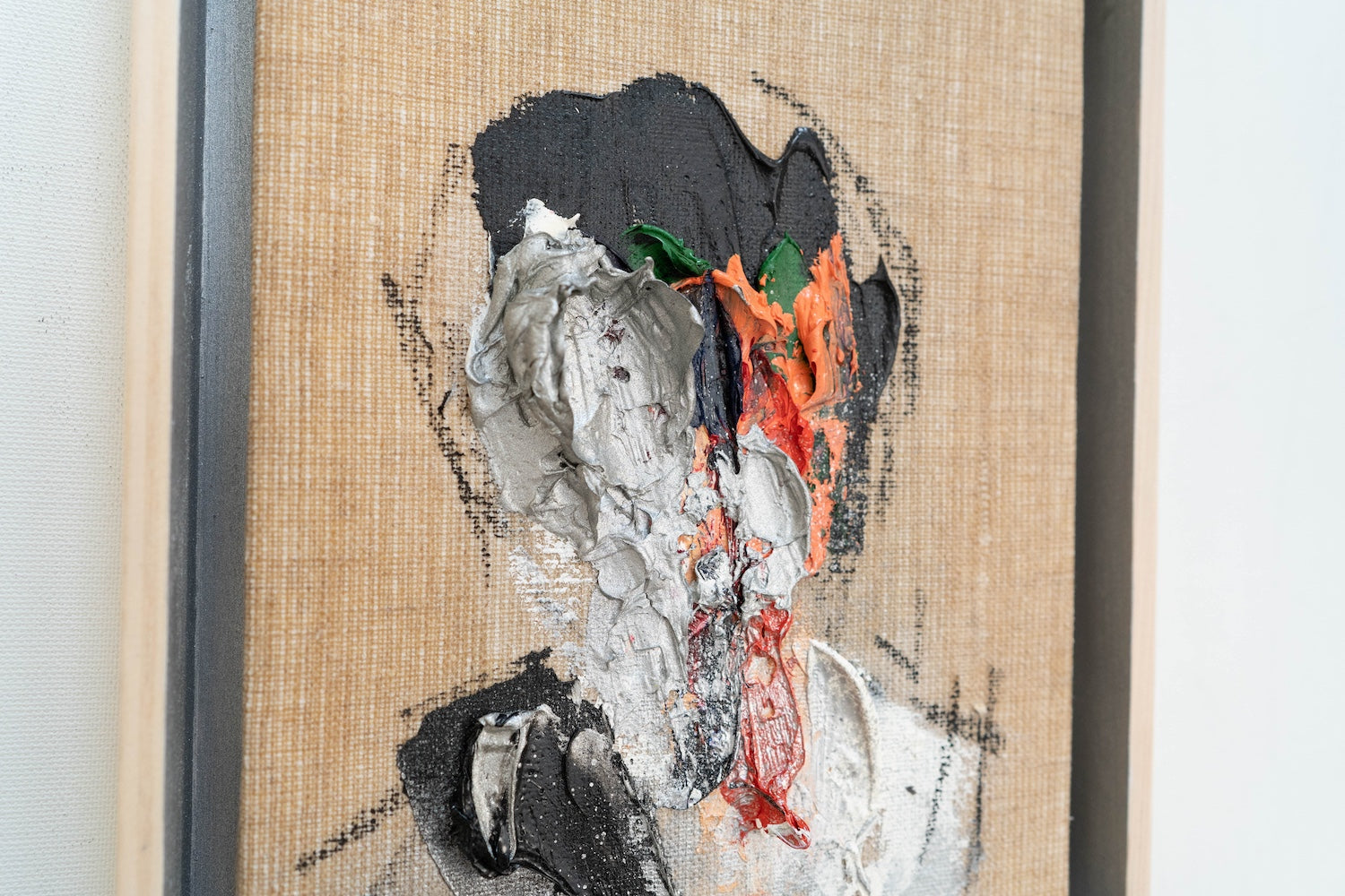 Silver Portrait work contemporary painting art