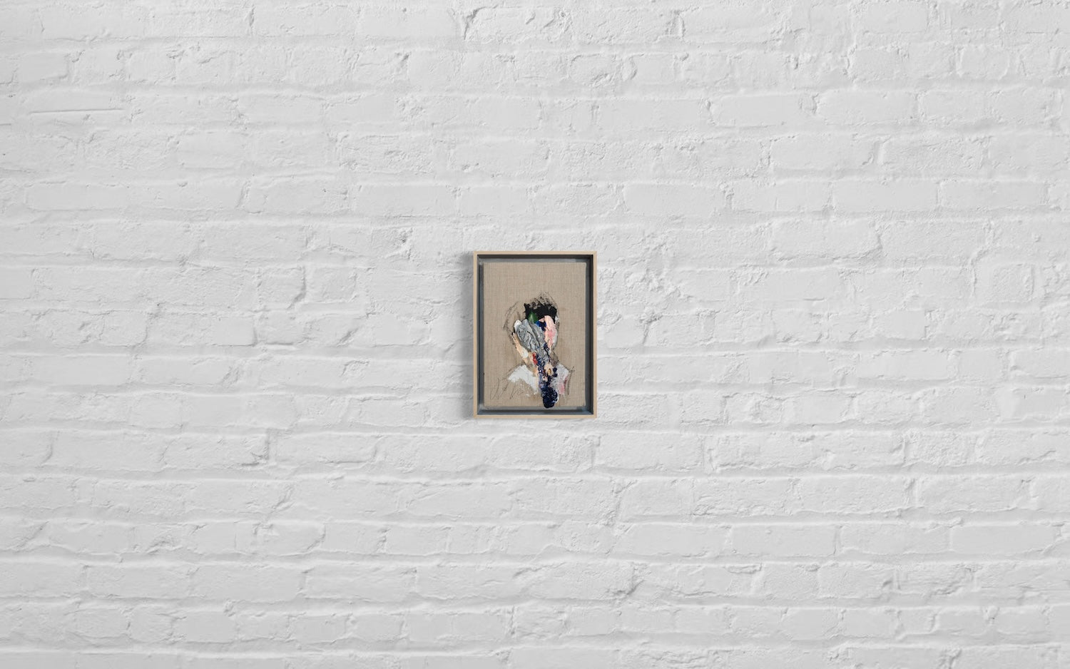 Silver Portrait work contemporary painting art