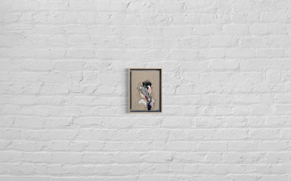 Silver Portrait work contemporary painting art