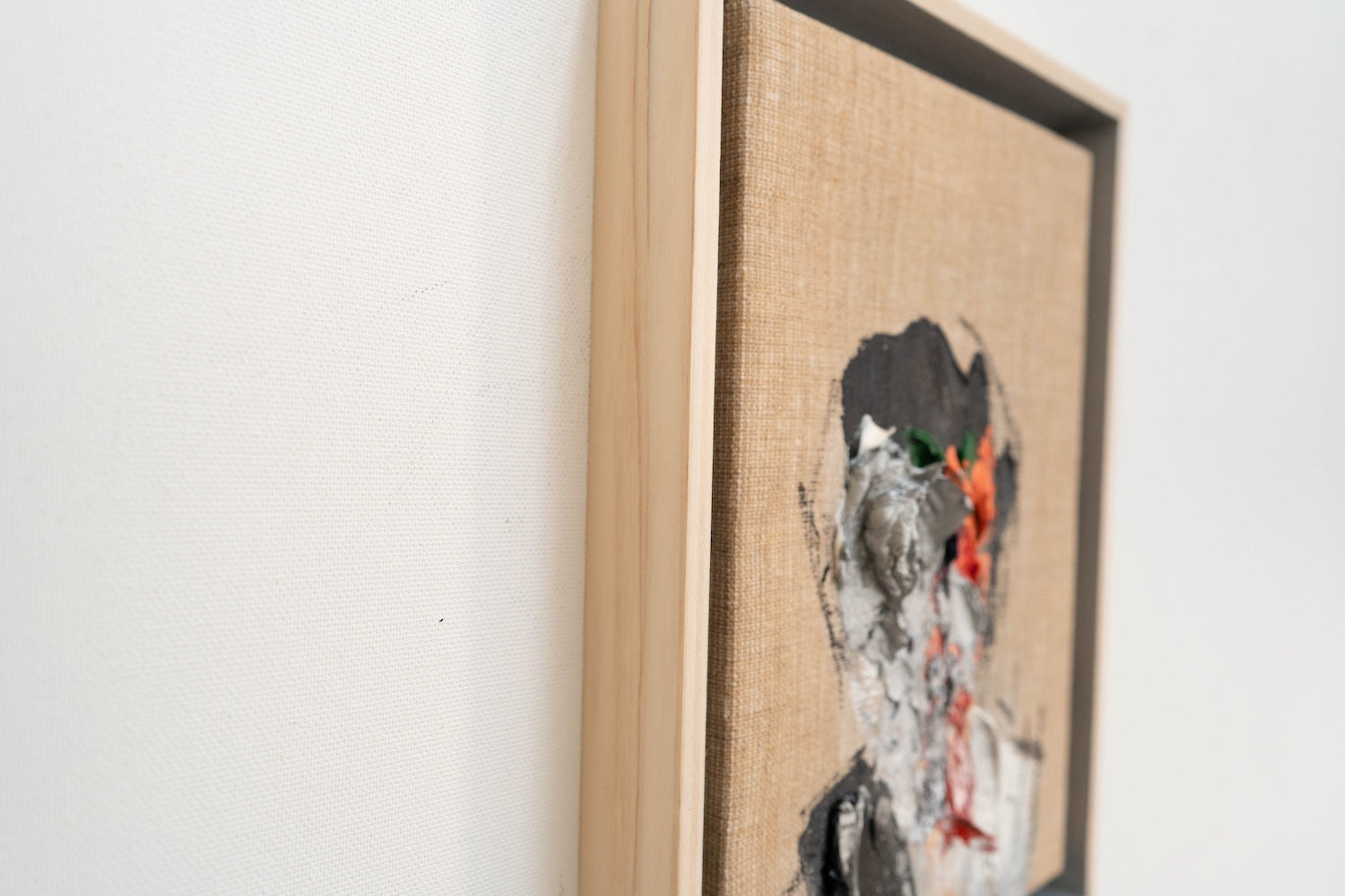 Silver Portrait work contemporary painting art