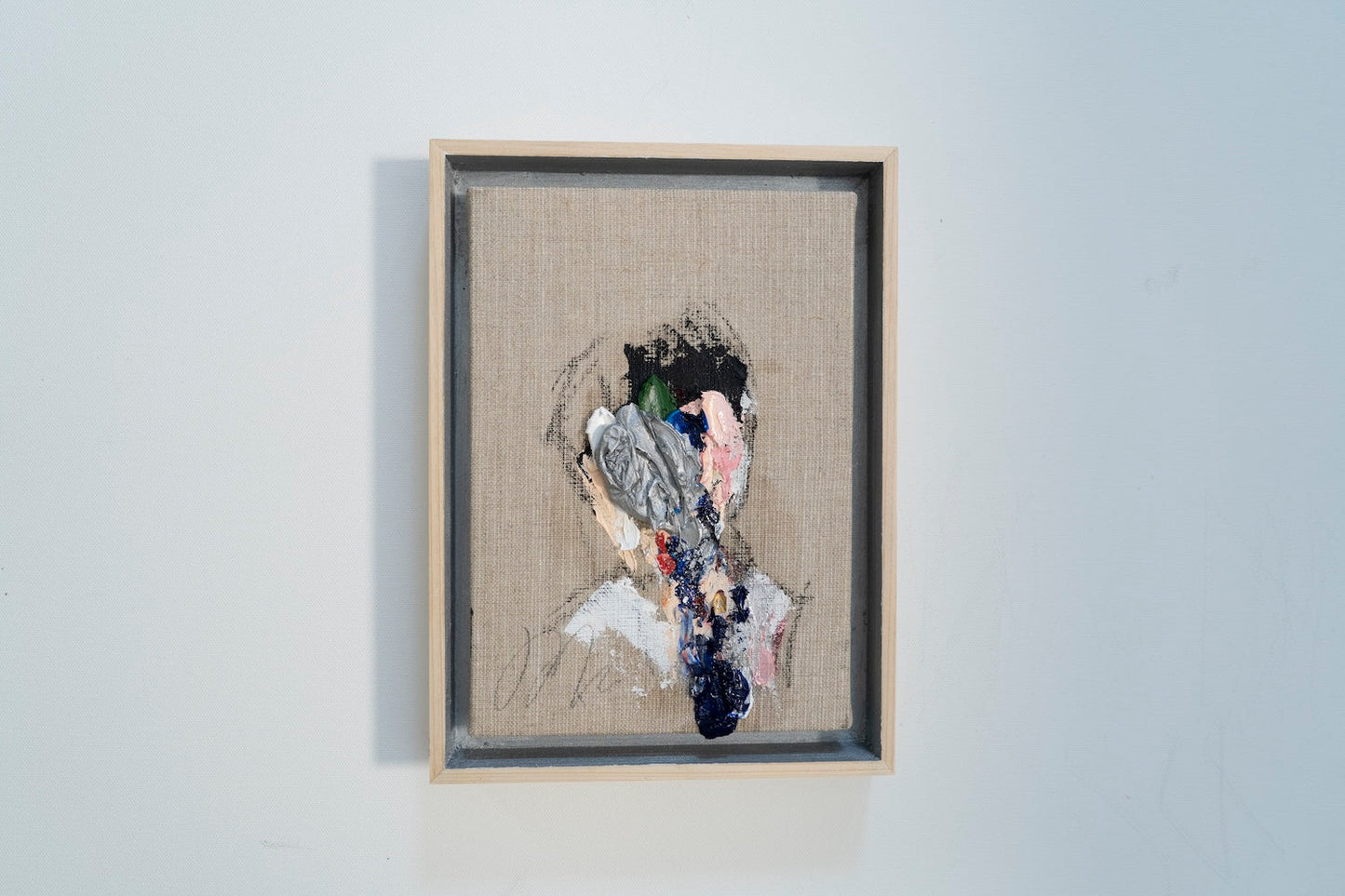 Silver Portrait work contemporary painting art