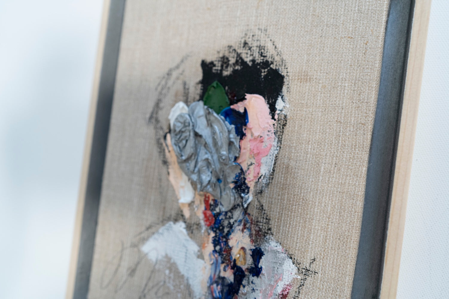 Silver Portrait work contemporary painting art