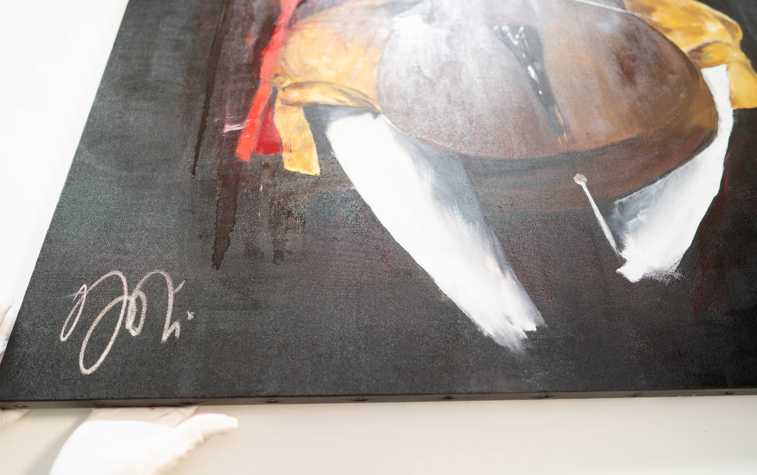 The Cellist contemporary painting art