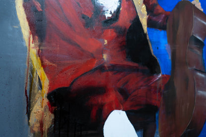 The Cellist contemporary painting art