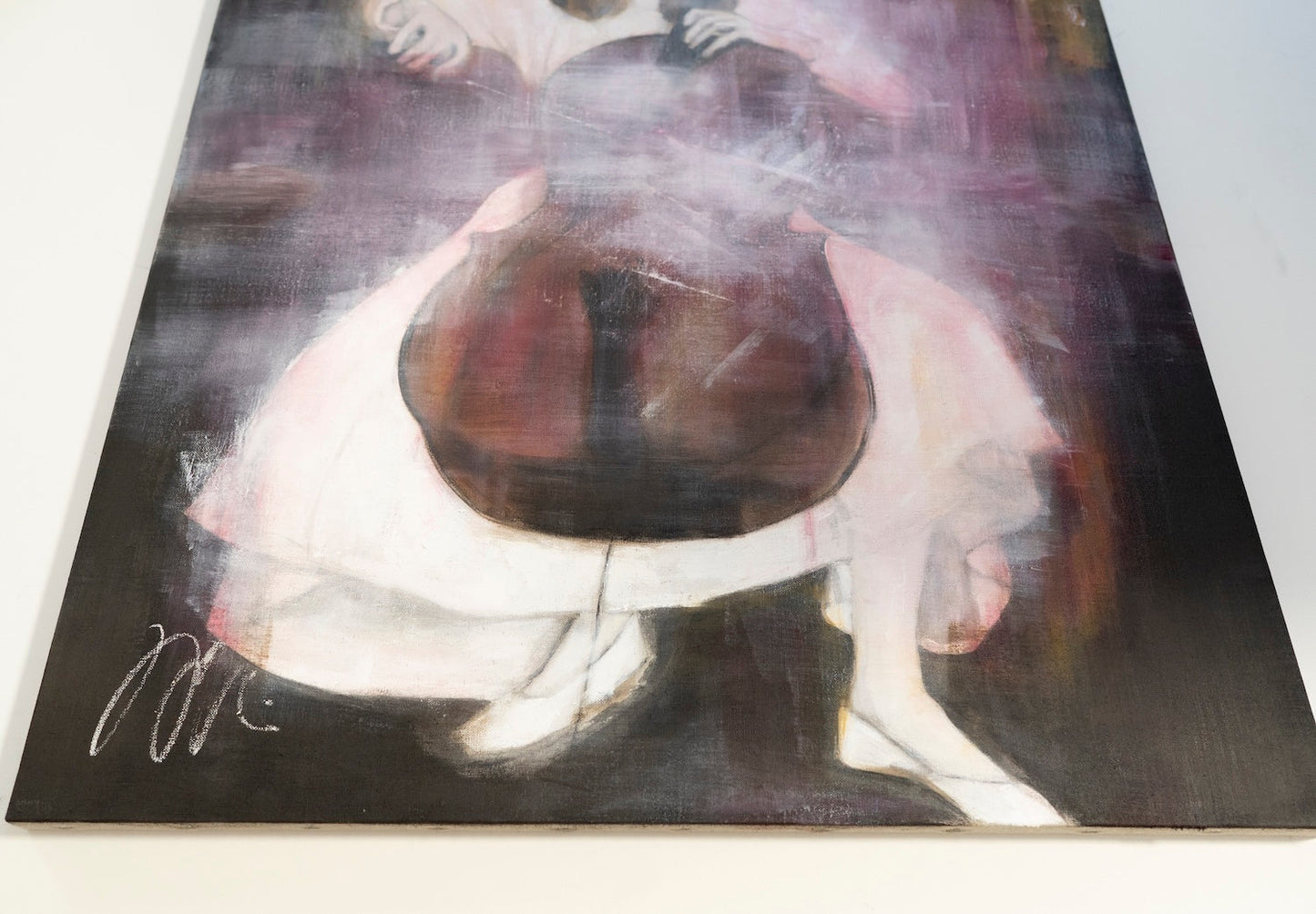 The Cellist contemporary painting art