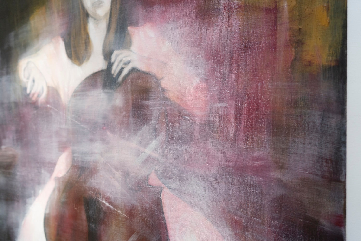 The Cellist contemporary painting art