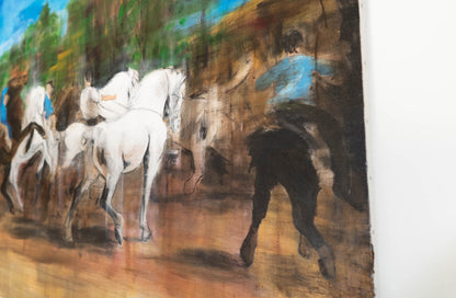 The Horse Fair contemporary after Rosa Bonheur contemporary painting art
