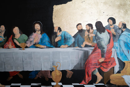The last supper contemporary. contemporary painting art