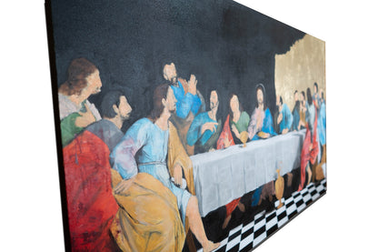 The last supper contemporary. contemporary painting art