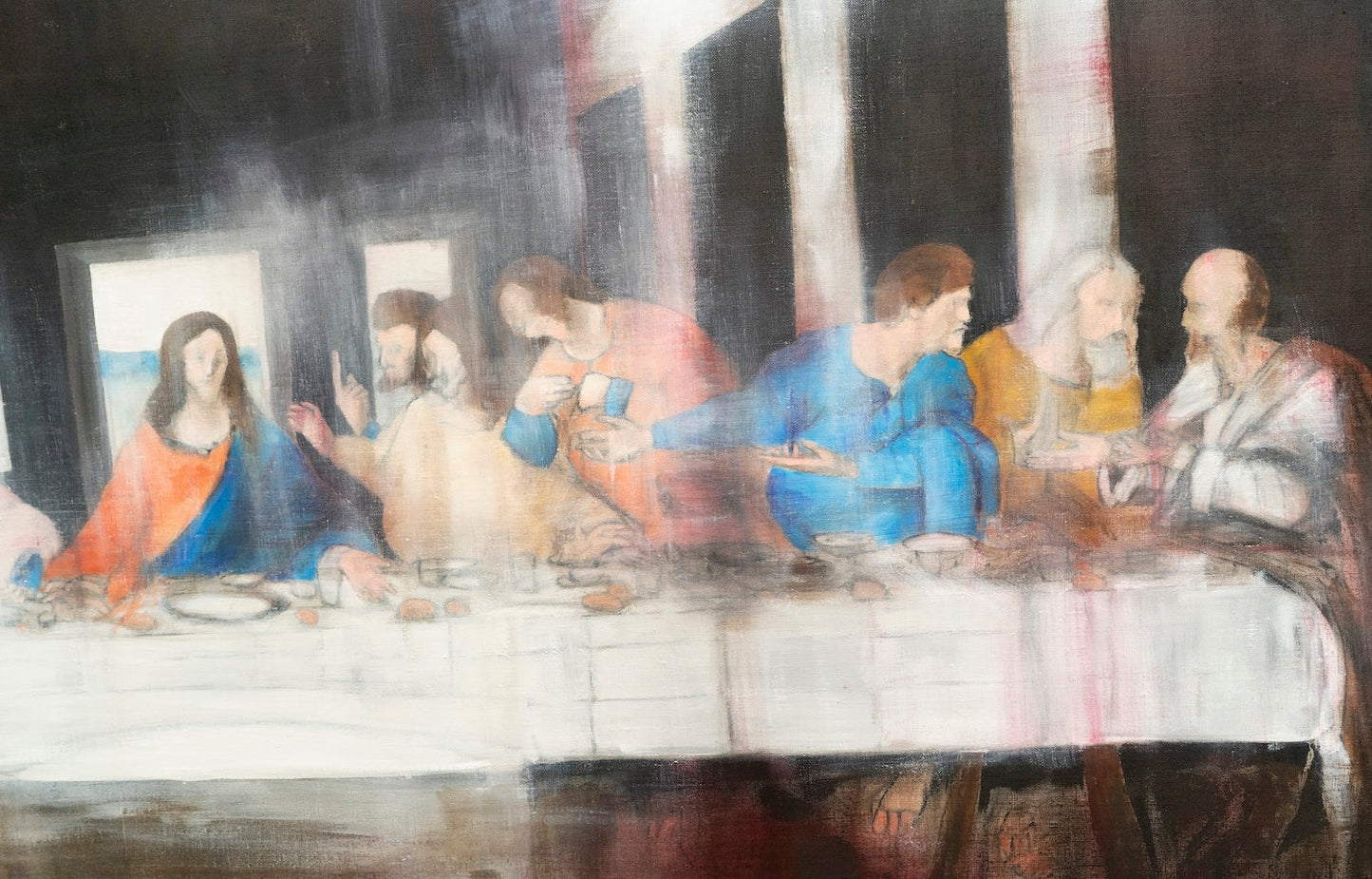 The last supper contemporary    contemporary painting artist TOMOYA NAKANO