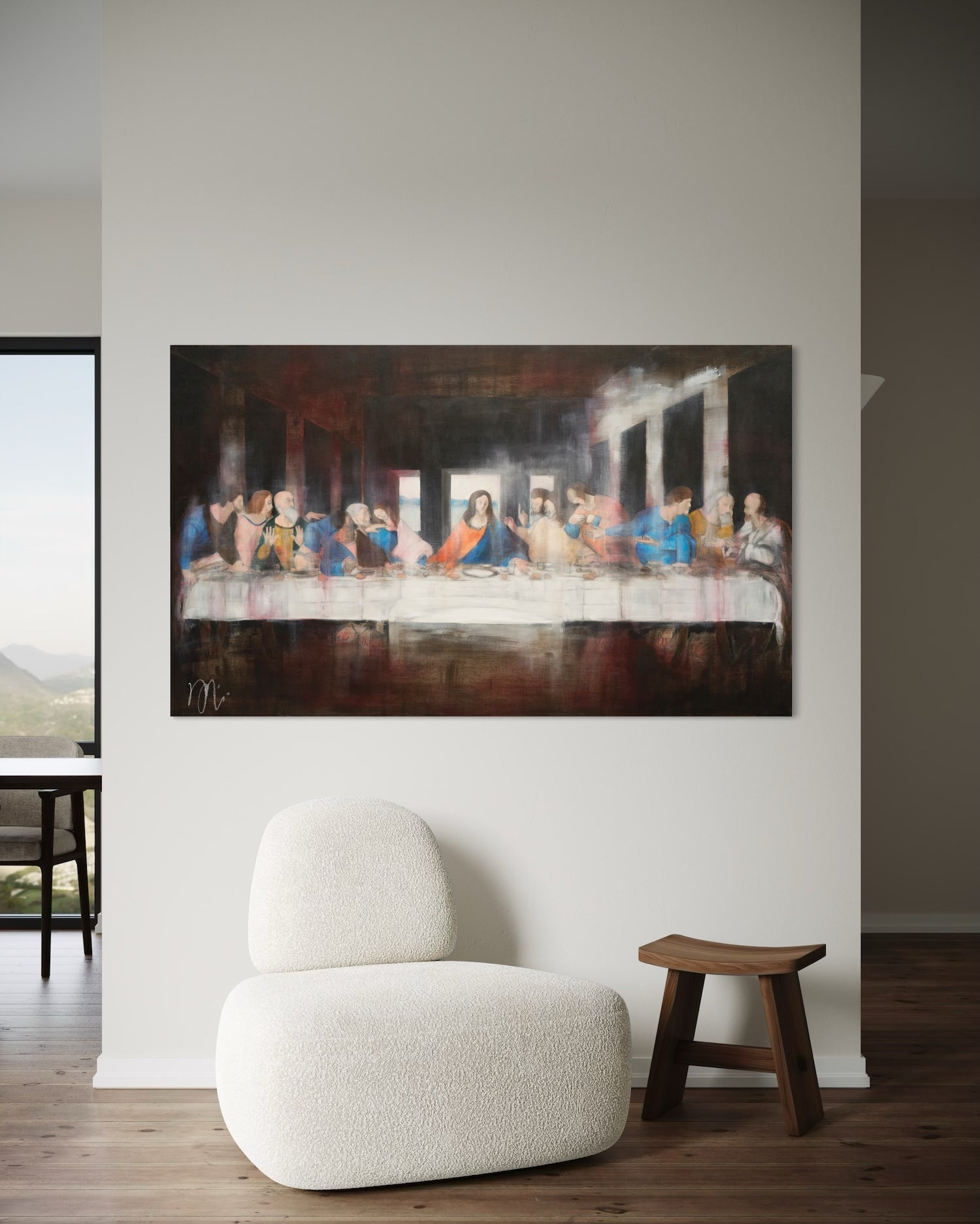 The last supper contemporary    contemporary painting artist TOMOYA NAKANO