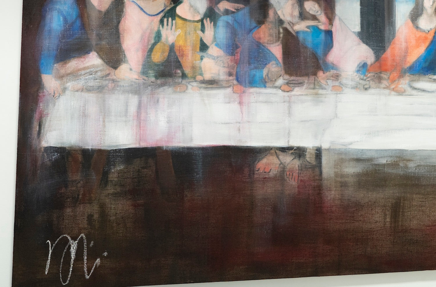 The last supper contemporary    contemporary painting artist TOMOYA NAKANO