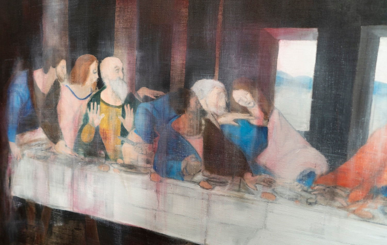 The last supper contemporary    contemporary painting artist TOMOYA NAKANO