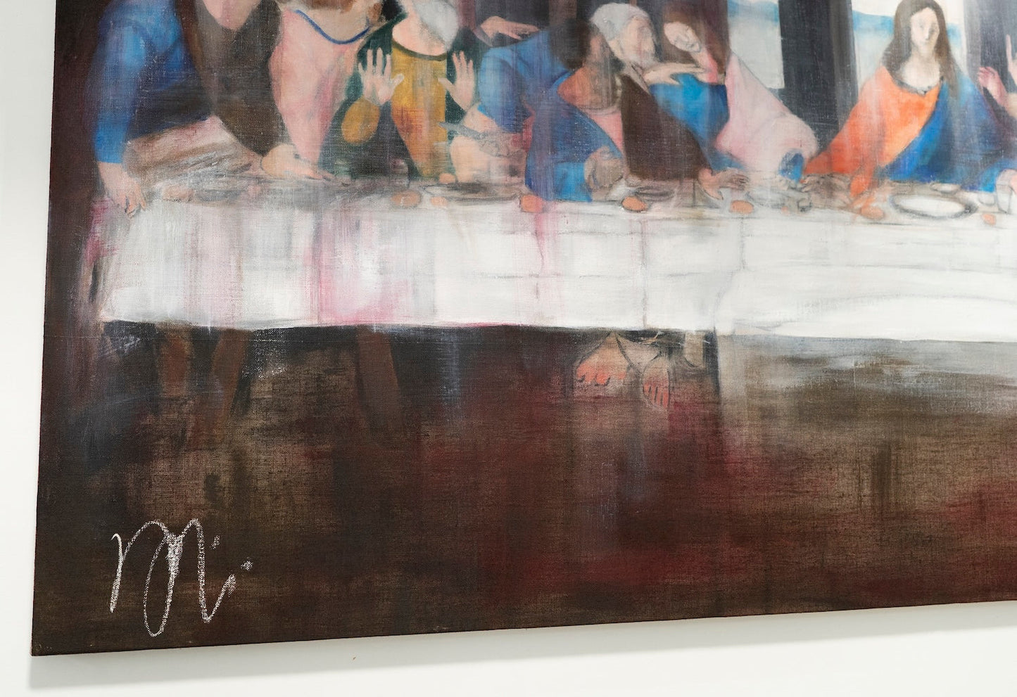 The last supper contemporary    contemporary painting artist TOMOYA NAKANO