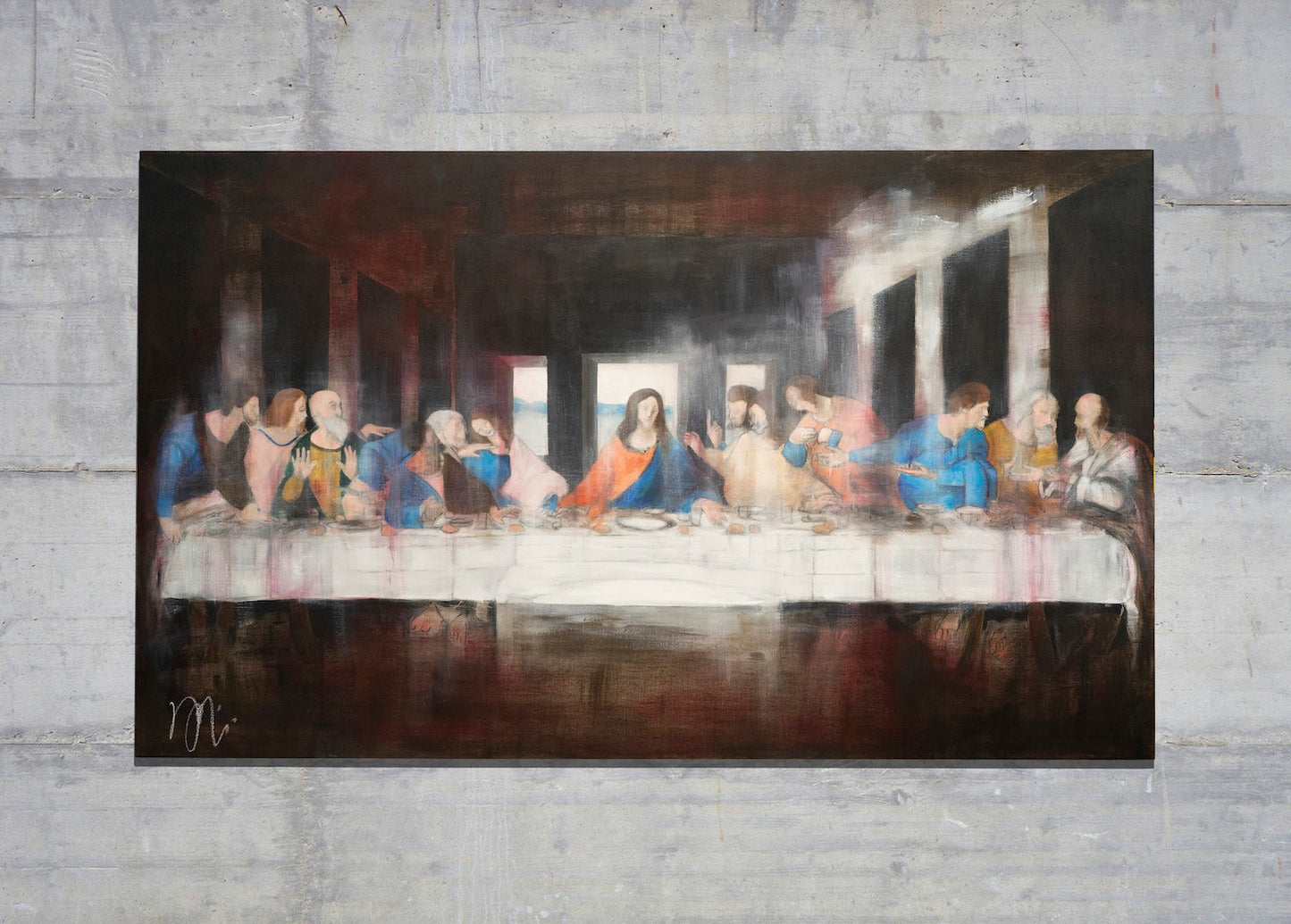 The last supper contemporary    contemporary painting artist TOMOYA NAKANO