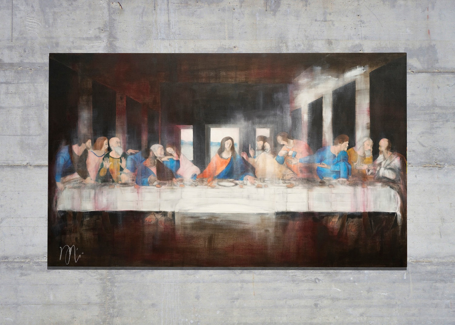The last supper contemporary    contemporary painting artist TOMOYA NAKANO