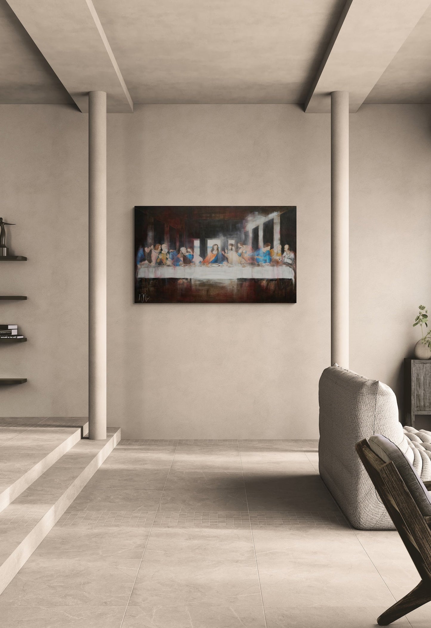 The last supper contemporary    contemporary painting artist TOMOYA NAKANO