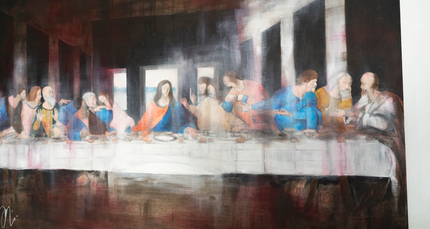 The last supper contemporary    contemporary painting artist TOMOYA NAKANO